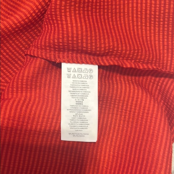 MICHAEL Michael Kors Red Long Sleeve Relaxed Blouse - Picture 5 of 7